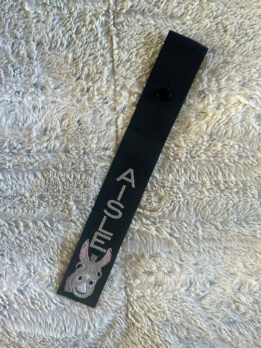 GREY - Made to order luggage tag - Aisle Donkey