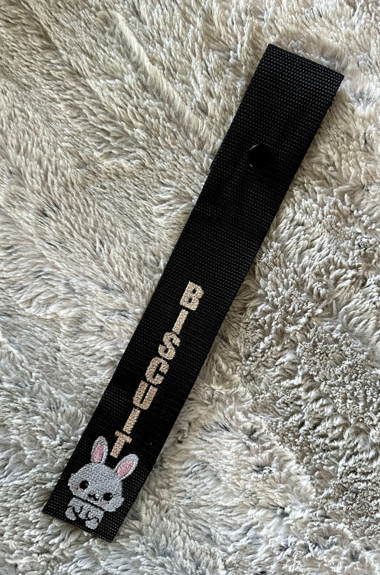 BISCUIT BUNNY - Made to order luggage tag