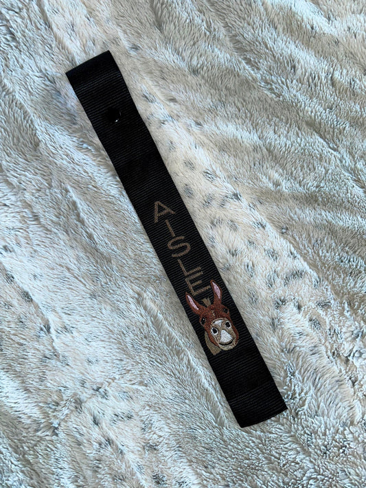 BROWN - Made to order luggage tag - Aisle Donkey